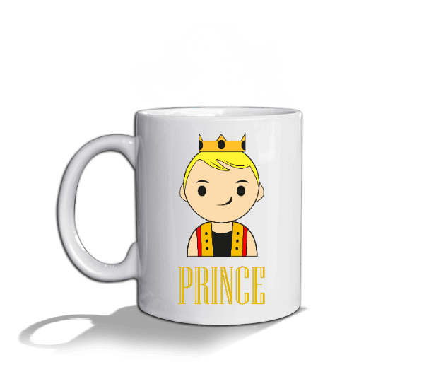 Tisho - Prince Beyaz Kupa Bardak
