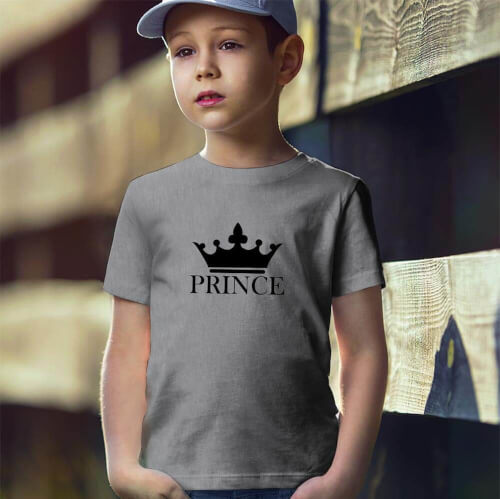 Prince Erkek Çocuk Tişört - Tekli Kombin - Thumbnail