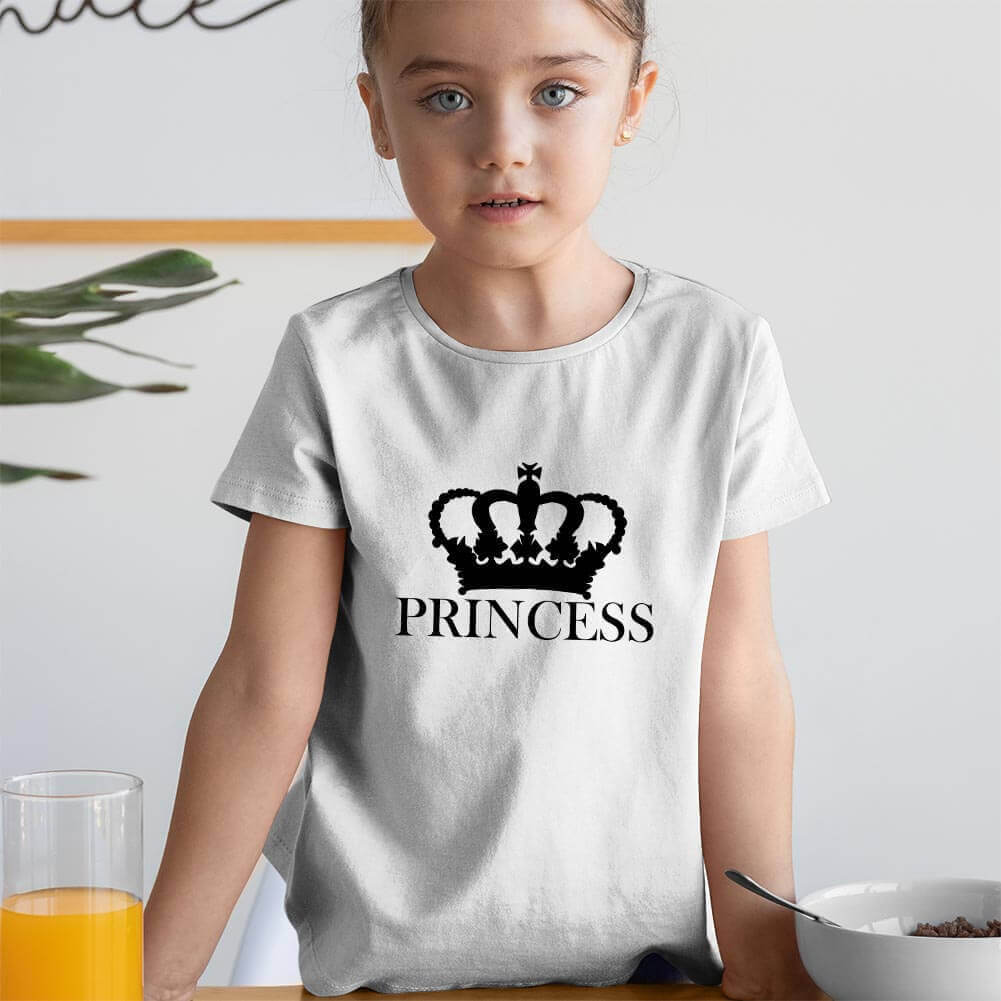 Tisho - Princess Kız Çocuk Tişört - Tekli Kombin