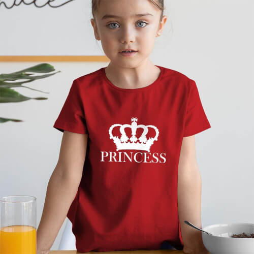 Princess Kız Çocuk Tişört - Tekli Kombin