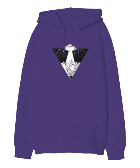 Tisho - Prism Oversize Unisex Kapüşonlu Sweatshirt
