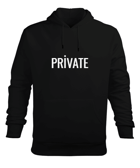 Tisho - Private Erkek Kapüşonlu Hoodie Sweatshirt