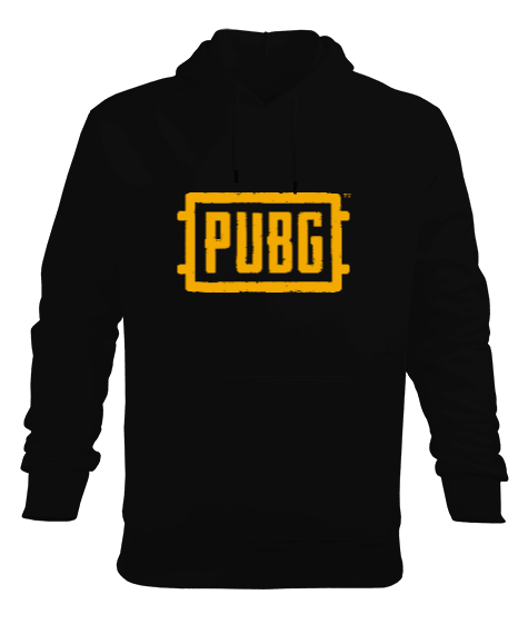 Tisho - PUBG yazılı Sweatshirt Erkek Kapüşonlu Hoodie Sweatshirt