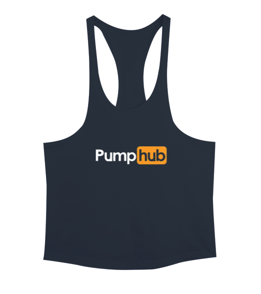 Tisho - PumpHub Gym Workout Füme Erkek Tank Top Atlet