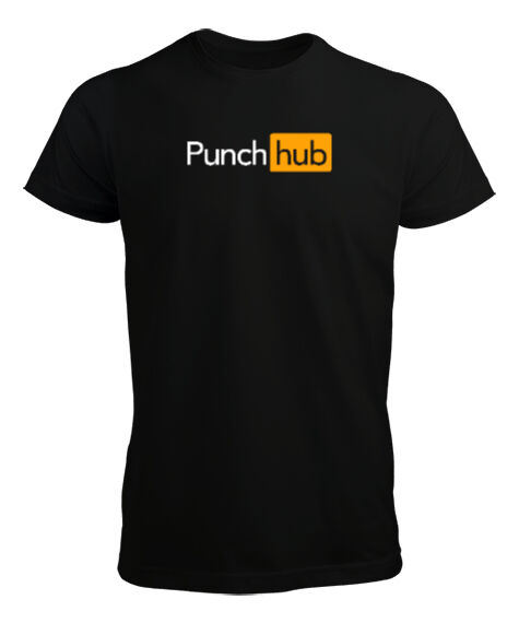 Tisho - Punch Hub Siyah Erkek Tişört