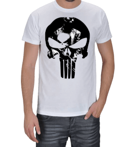 Tisho - Punisher Resimli Erkek Tişört