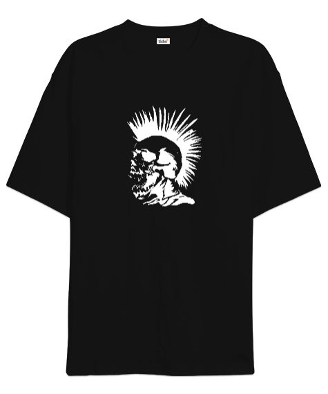 Tisho - Punk İskelet Oversize Unisex Tişört