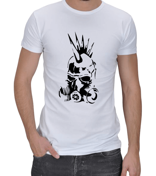 Tisho - Punk Maske Erkek Regular Kesim Tişört