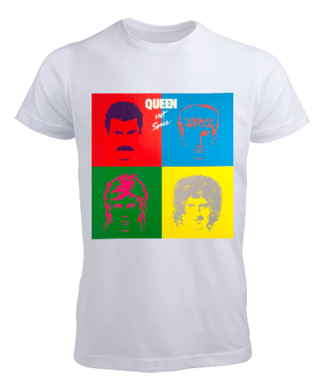 Tisho - Queen Hot Space Baskılı Erkek Tişört