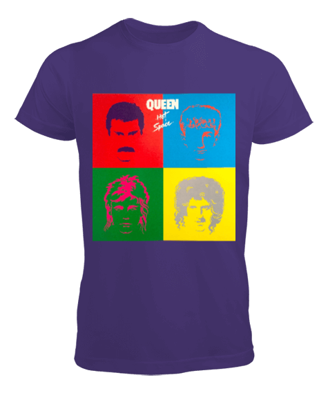 Tisho - Queen Hot Space Baskılı Erkek Tişört