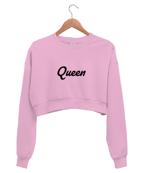 Tisho - Queen Kadın Crop Sweatshirt