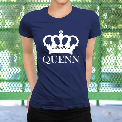 Queen Kadın Tişört - Tekli Kombin - Thumbnail