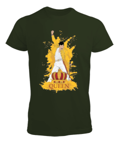 Tisho - Queen Rock Tasarım Baskılı Erkek Tişört