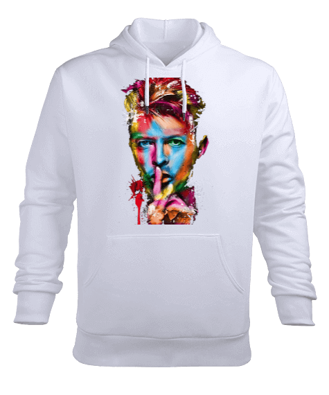 Tisho - QUİET Erkek Kapüşonlu Hoodie Sweatshirt