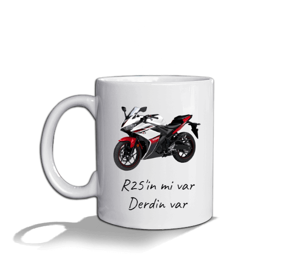 Tisho - R25in mi Var Derdin Var Beyaz Kupa Bardak