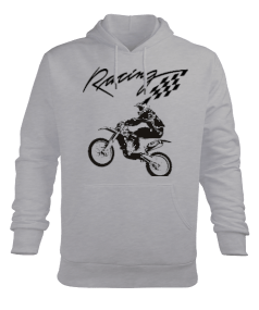 Tisho - Racing Genç Tasarım Erkek Kapüşonlu Hoodie Sweatshirt