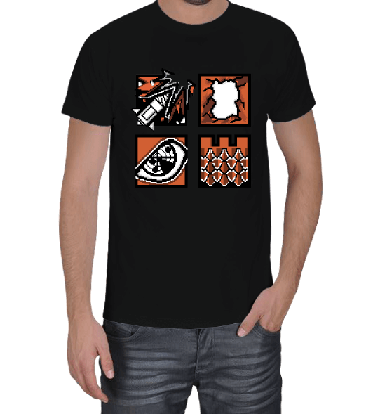 Tisho - Rainbow Six Siege FBI Logo T-shirt Erkek Tişört