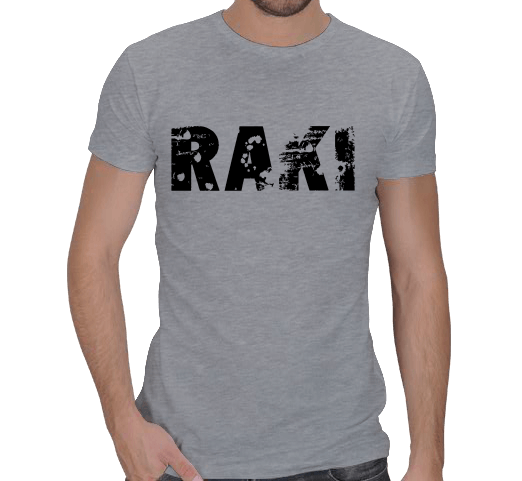 Tisho - Rakılı Tişört Erkek Regular Kesim Tişört