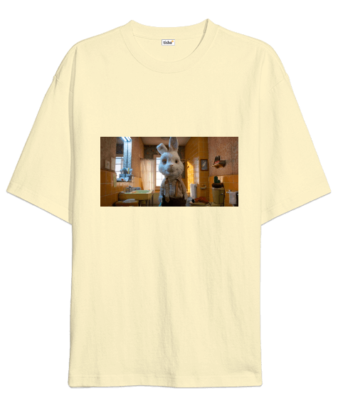 Tisho - Ralph Tavşan Tişört Ralph Rabbit T-shirt -2- Oversize Unisex Tişört