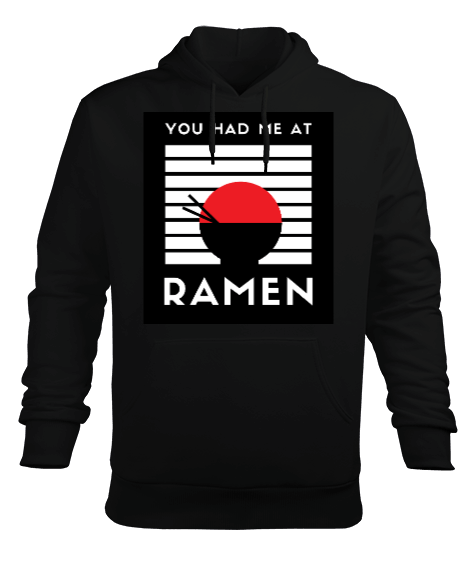 Tisho - Ramen Erkek Kapüşonlu Hoodie Sweatshirt