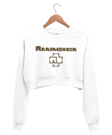 Tisho - Rammstein Kadın Crop Sweatshirt