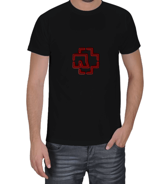 Tisho - Rammstein Logo Erkek Tişört