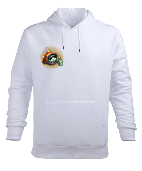 Tisho - rammus okay lol league of legends Erkek Kapüşonlu Hoodie Sweatshirt