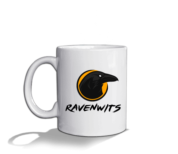 Tisho - RavenWits Kupa Beyaz Kupa Bardak