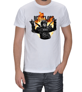 Tisho - Recyclops Dwight - The Office Baskılı T-shirt Erkek Tişört