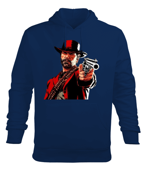 Tisho - Red Dead Redemption 2 Erkek Kapüşonlu Hoodie Sweatshirt