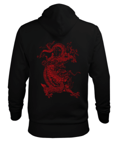 Red Drago X Erkek Kapüşonlu Hoodie Sweatshirt - Thumbnail