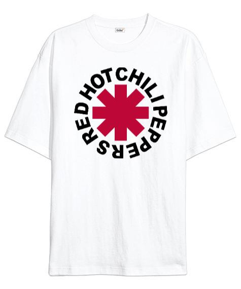 Tisho - Red Hot Chilli Peppers Unisex Oversized Oversize Unisex Tişört