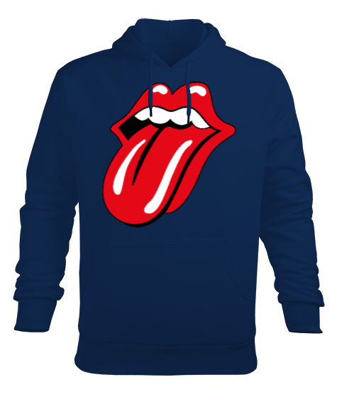 Tisho - Red Tongue Erkek Kapüşonlu Hoodie Sweatshirt