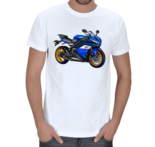 Tisho - Reflex Blue Motosiklet Erkek Tişört