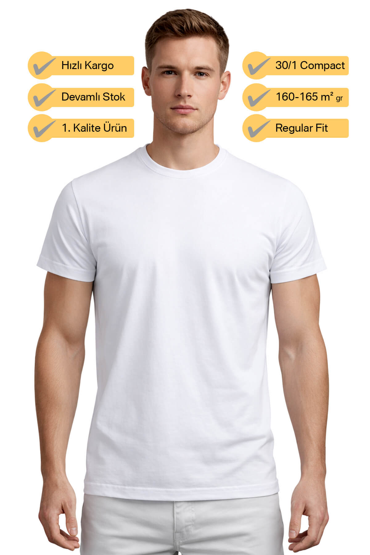 Regular Fit Tişört - Demal Tekstil