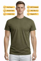 Regular Fit Tişört Haki Yeşili