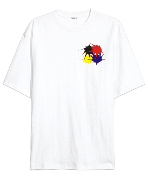 Tisho - Renklerin Birleşimi Oversize Unisex Tişört