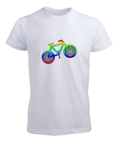 Tisho - renkli bisiklet Erkek Tişört