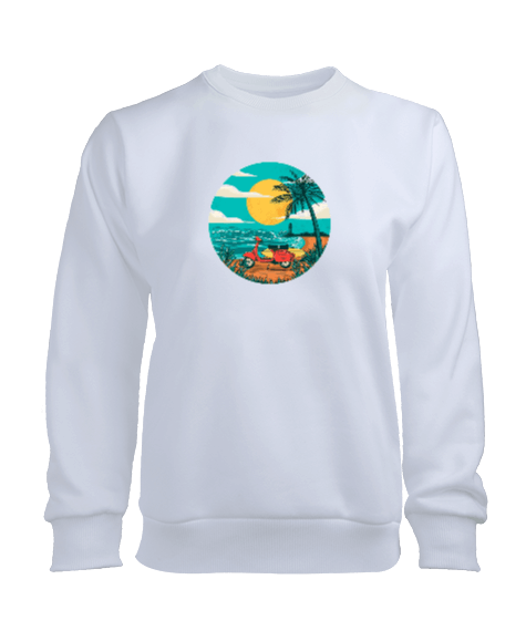 Tisho - renkli tatil Kadın Sweatshirt