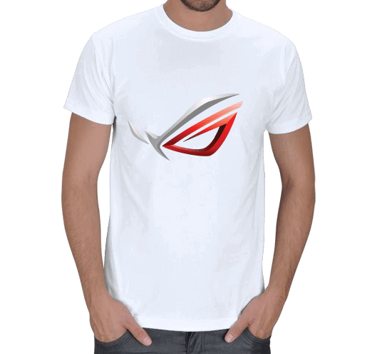 Tisho - Republic of Gamers Logo Tasarım Erkek Tişört