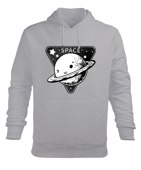 Tisho - Retro Astronot Erkek Kapüşonlu Hoodie Sweatshirt