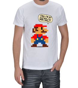 Tisho - Retro Mario Erkek Tişört