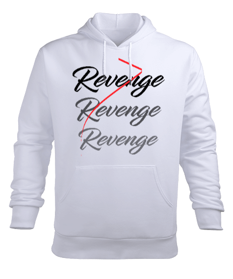 Revenge Erkek Kapüşonlu Hoodie Sweatshirt