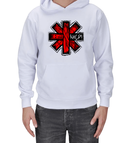 Tisho - RHCP Hoodie Erkek Kapşonlu