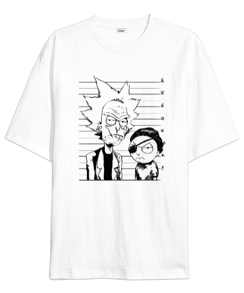 Tisho - Rick And Morty - OneArtTasarım Oversize Unisex Tişört