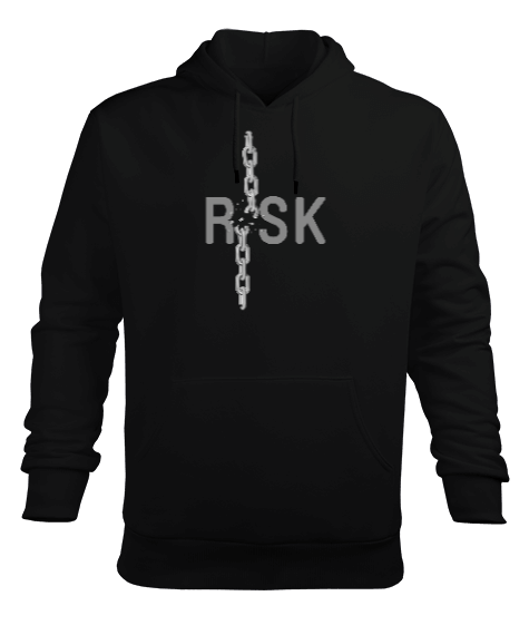 Tisho - Risk Erkek Kapüşonlu Hoodie Sweatshirt