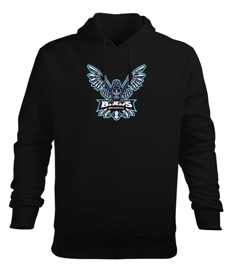 Tisho - Robot Bird V1 Erkek Kapüşonlu Hoodie Sweatshirt