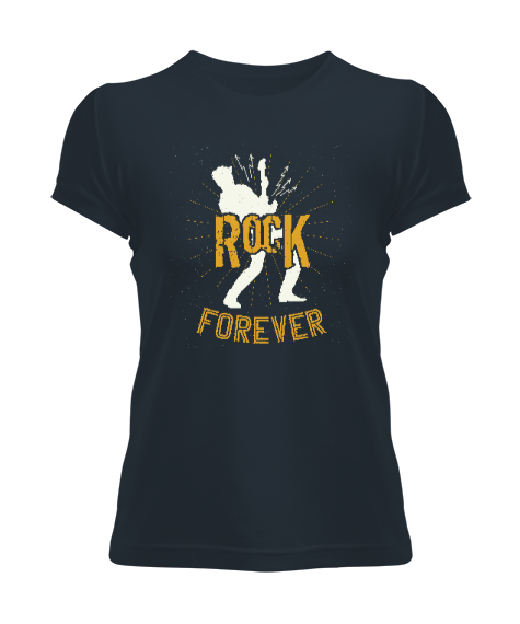 Tisho - Rock Forever Füme Kadın Tişört