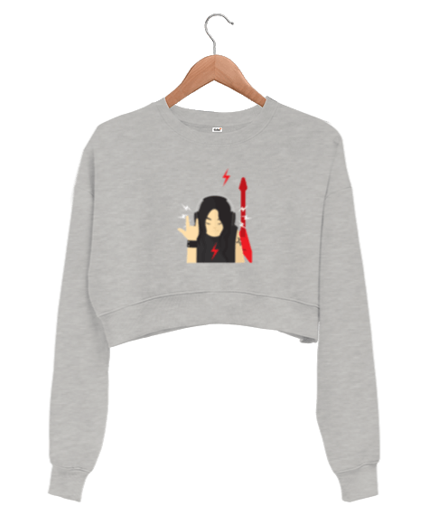 Tisho - Rock Kadın Crop Sweatshirt