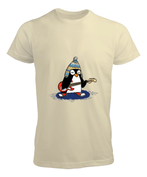 Rock Penguen Erkek Tişört - Tisho